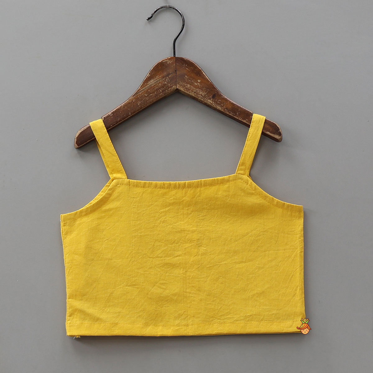 Strappy Top With Floral Printed Jacket And Sharara