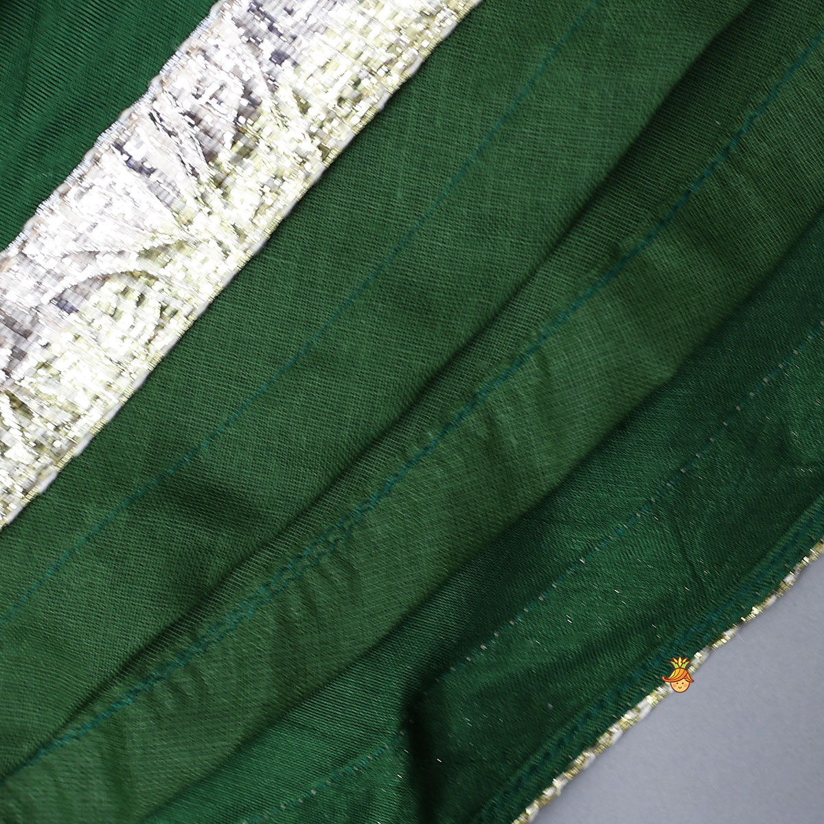 Thread And Beads Embroidered Yoke Kurti