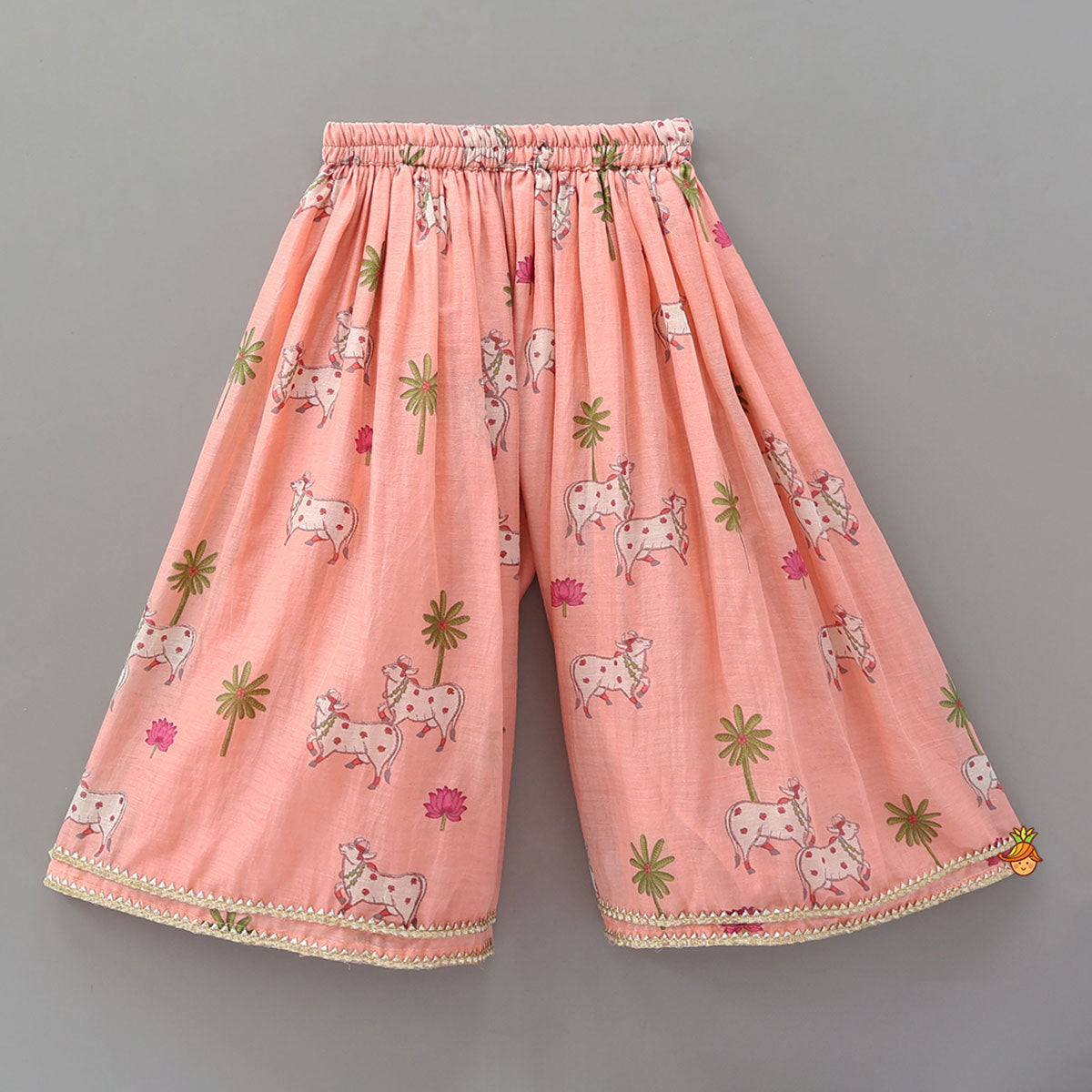 Angarkha Style Kurti And Palazzo