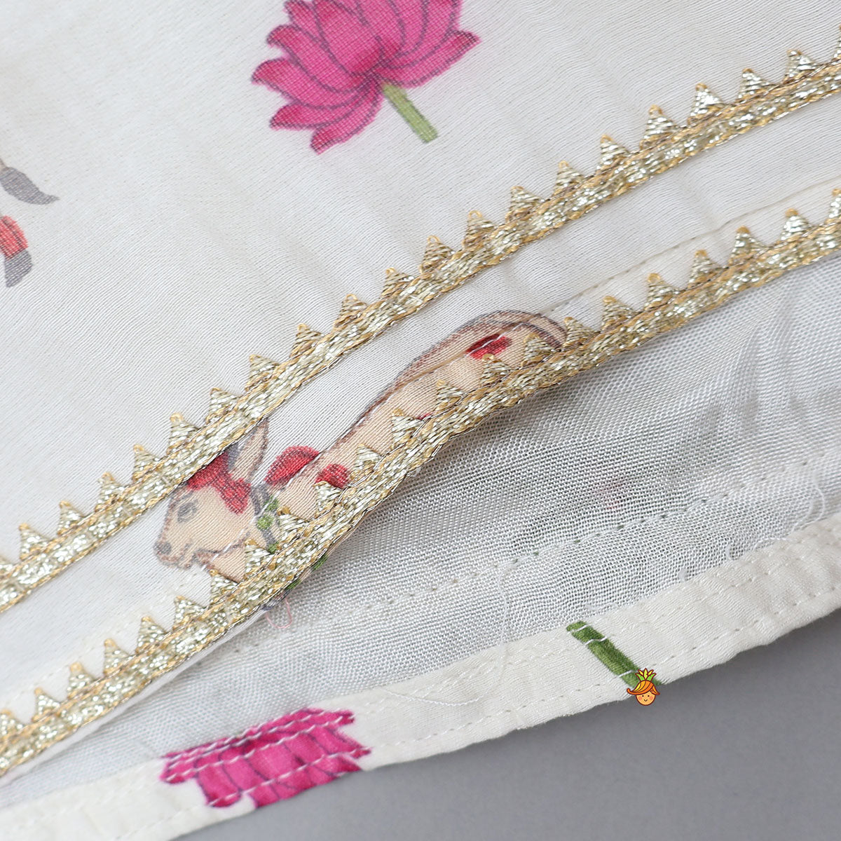 Angarkha Style Ethnic Kurti And Palazzo