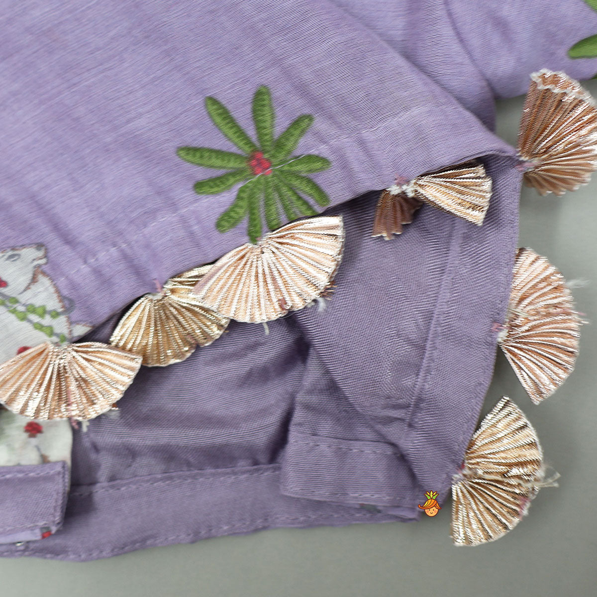 Adorable Printed Top And Lehenga