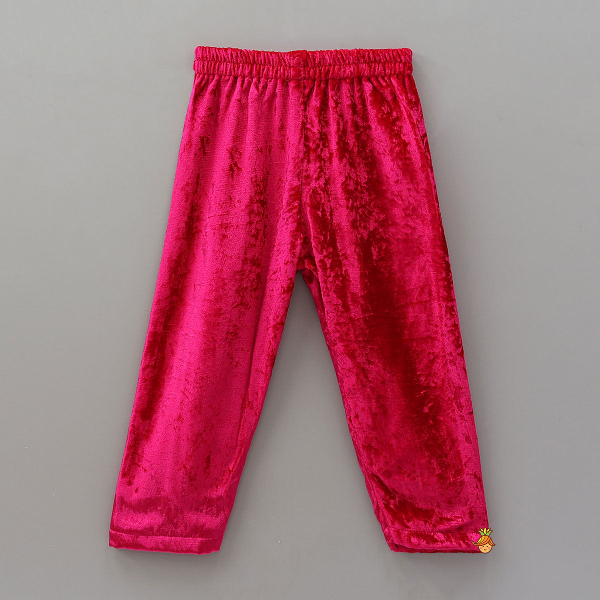 Brocade Kurti And Velvet Pant With Matching Dupatta