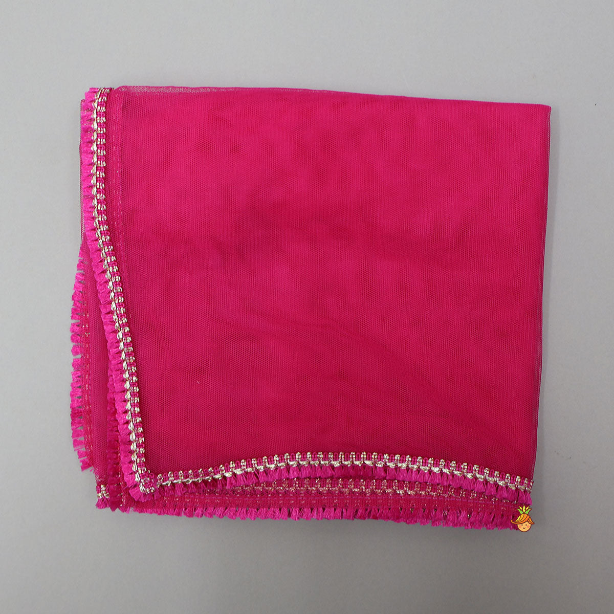 Brocade Kurti And Velvet Pant With Matching Dupatta