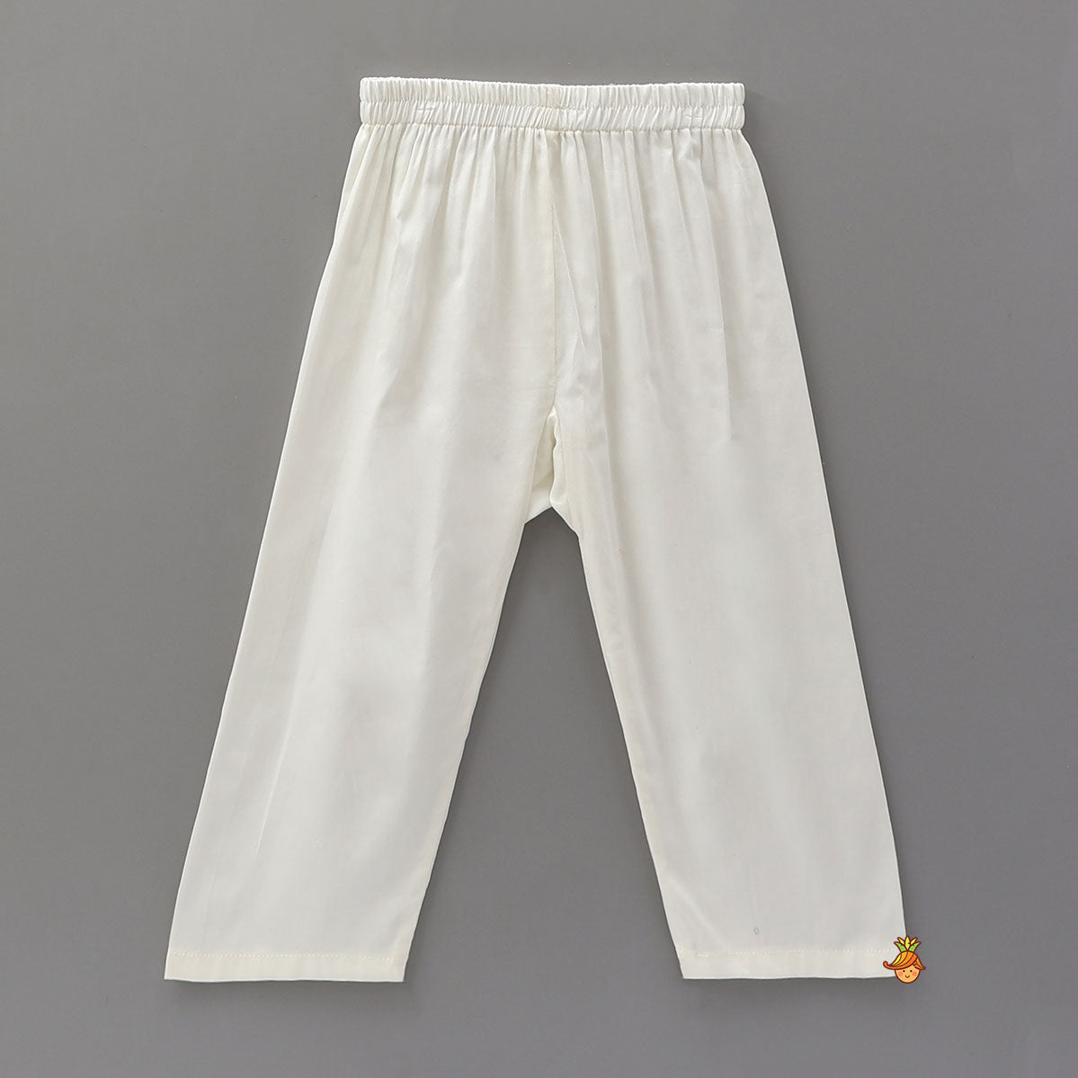 Striped Mandarin Collar Kurta With Open Jacket And Pyjama