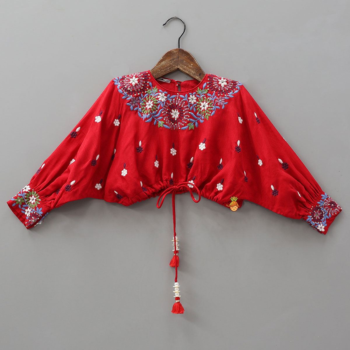 Adjustable Drawstring Top And Lehenga