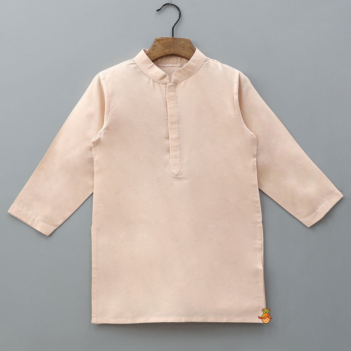 Kurta With Potli Button Detailed Jacket And Pyjama