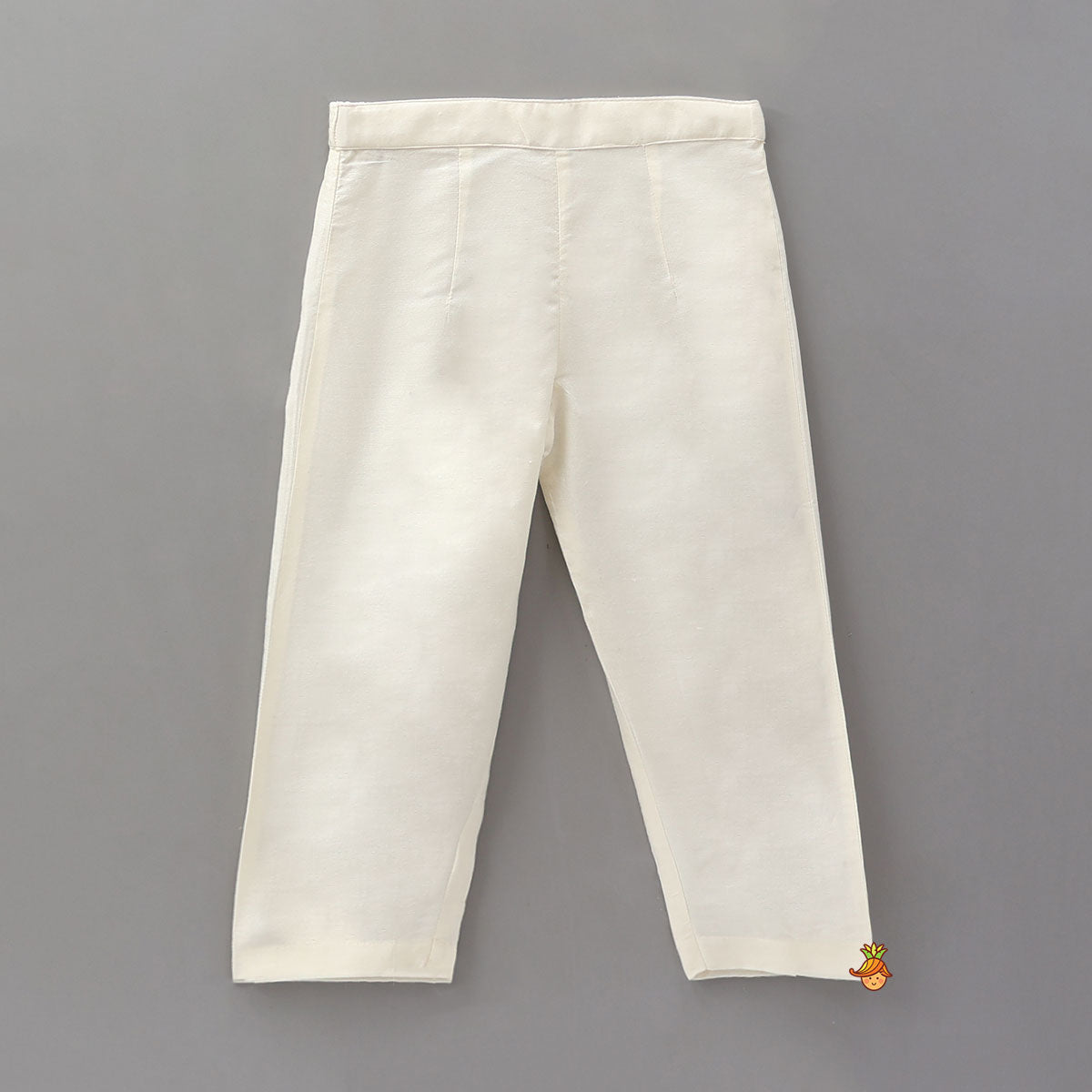 Kurta With Potli Button Detailed Jacket And Pyjama