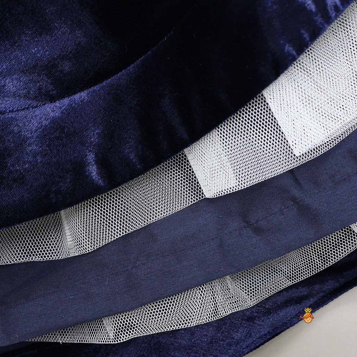 Gorgeous Flared Velvet Anarkali With Embroidered Jacket Style Cape