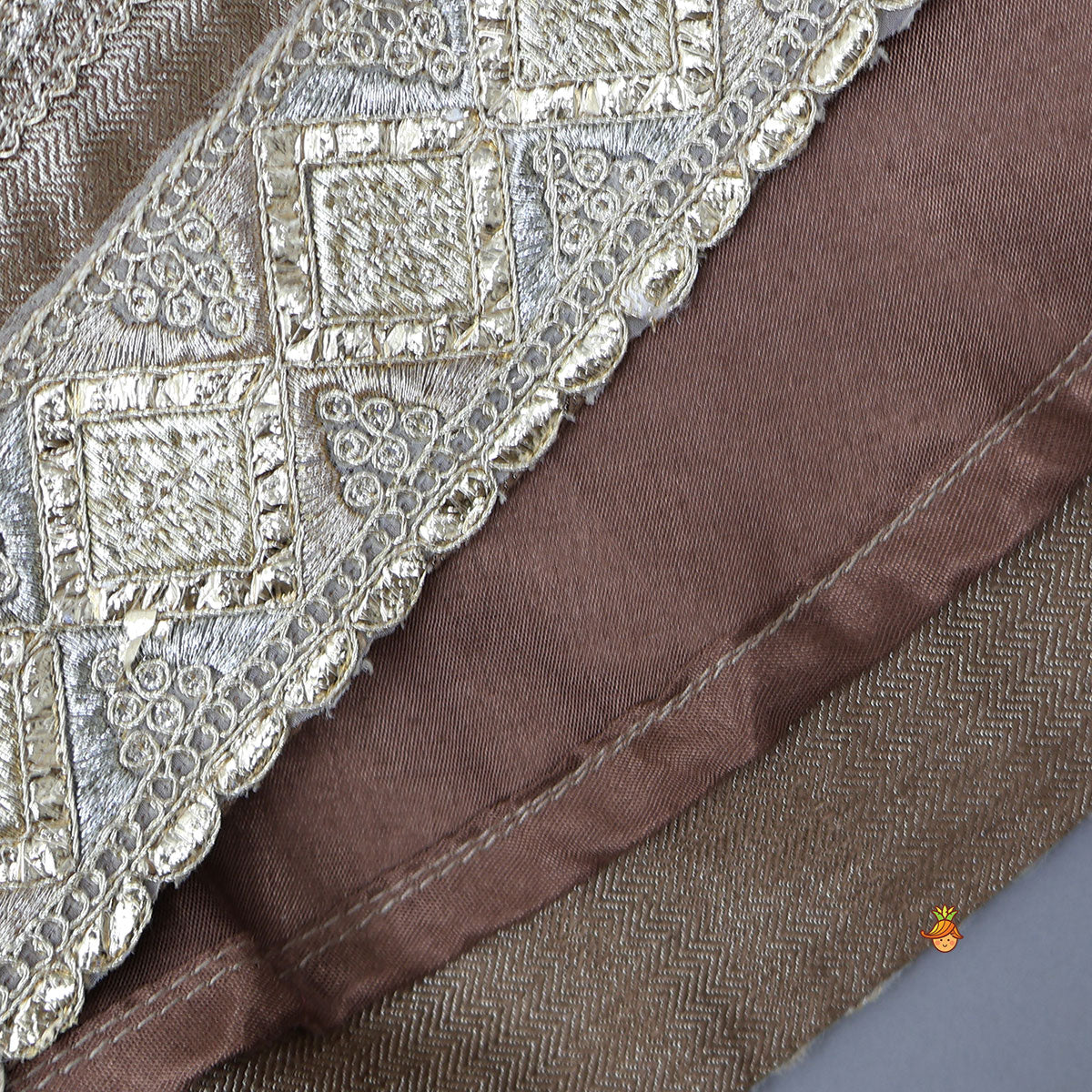 Stunning Pleated Cape Anarkali With Jacket And Matching Hairband