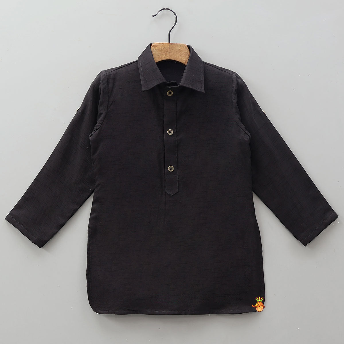 Collar Neck Kurta With Thread Embroidered Jacket And Patiala