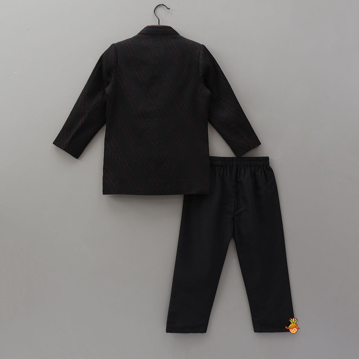 Elegant Front-Open Sherwani With Pyjama