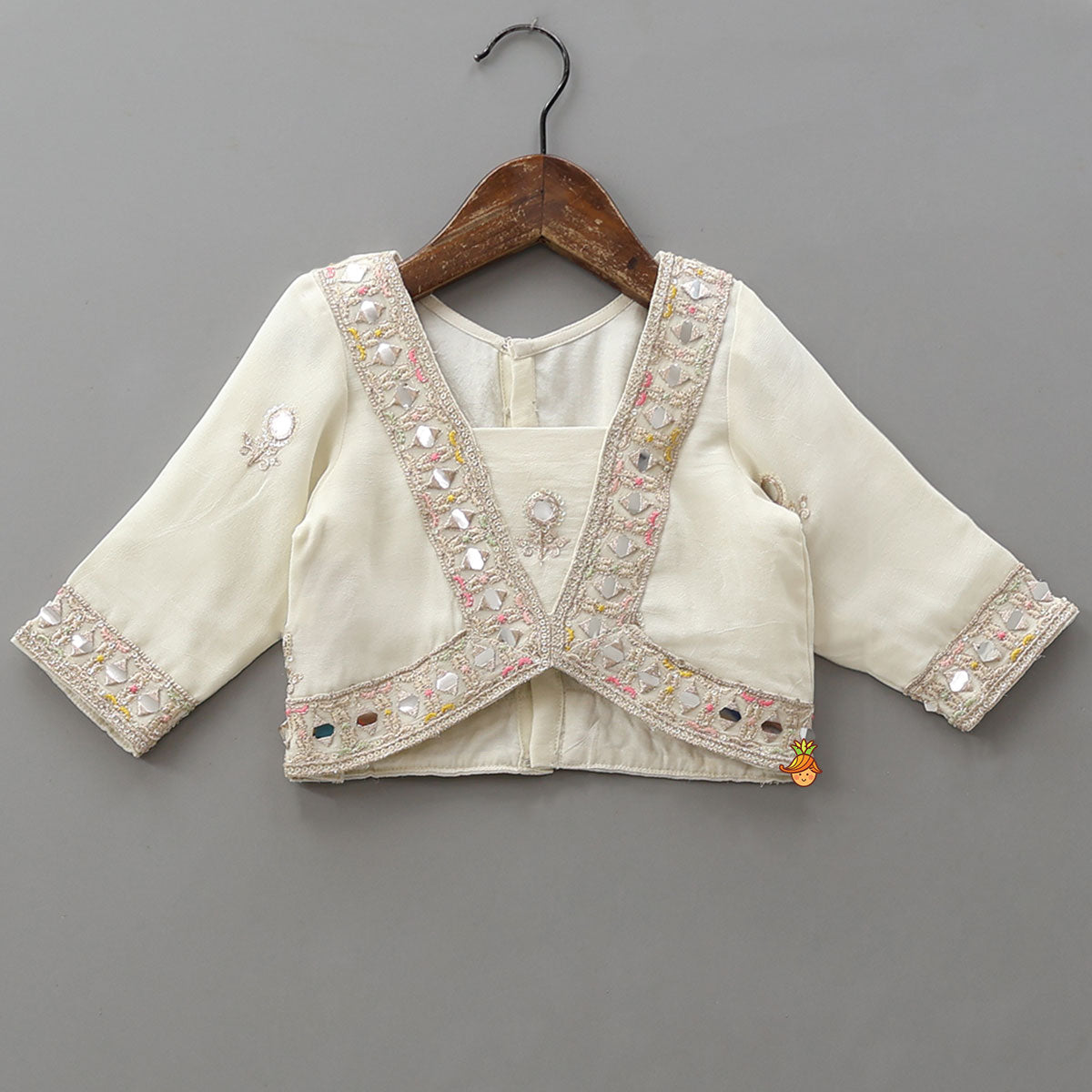 Stunning Embroidered Top And Lehenga