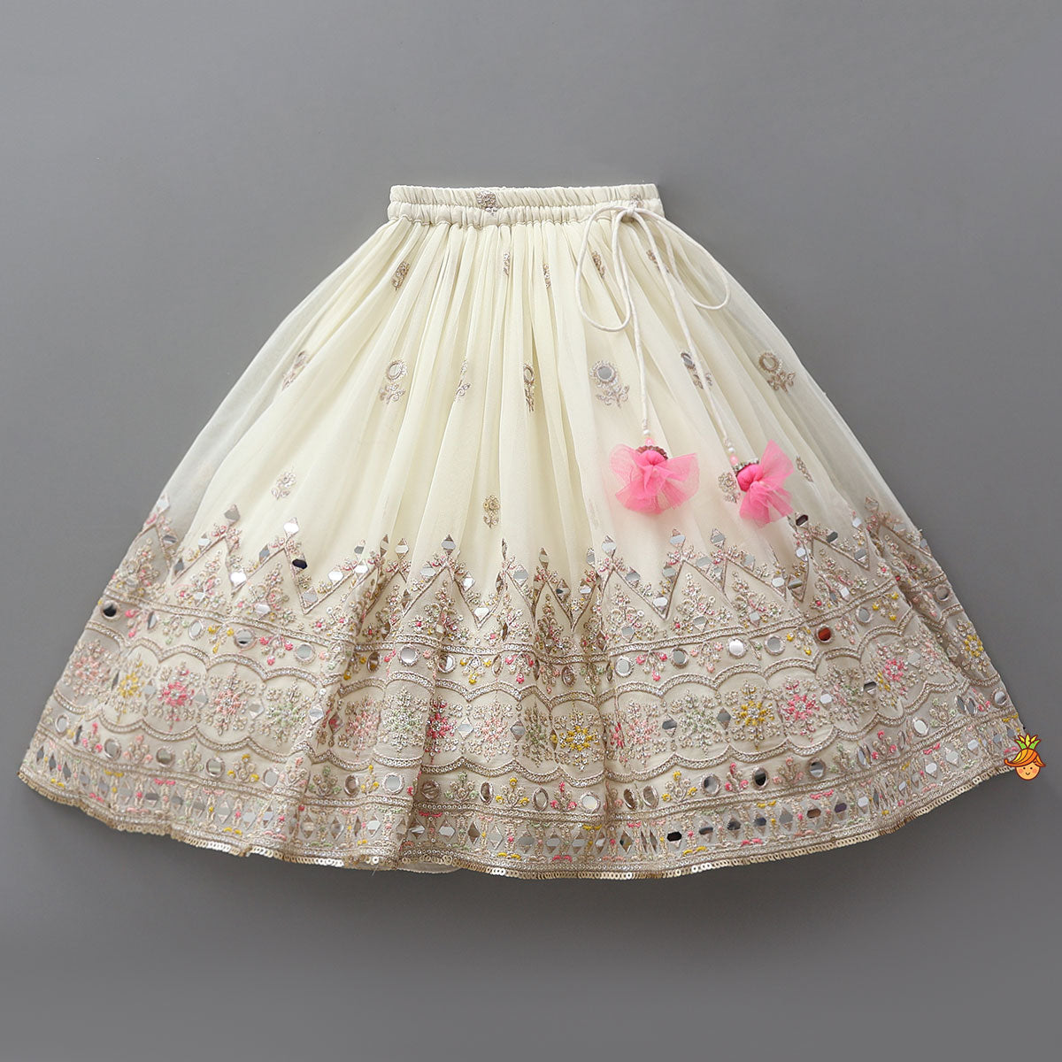 Stunning Embroidered Top And Lehenga