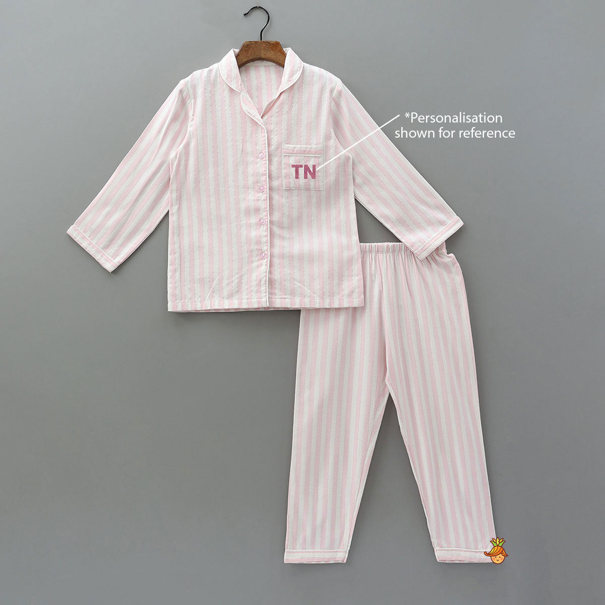 Vertical Striped Sleepwear