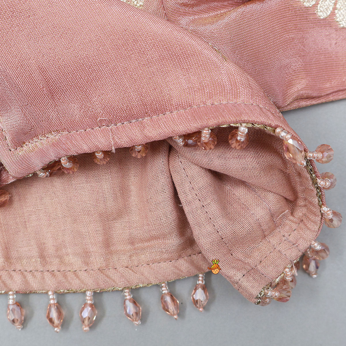 Blazer-Style Top And Scalloped Hem Lehenga