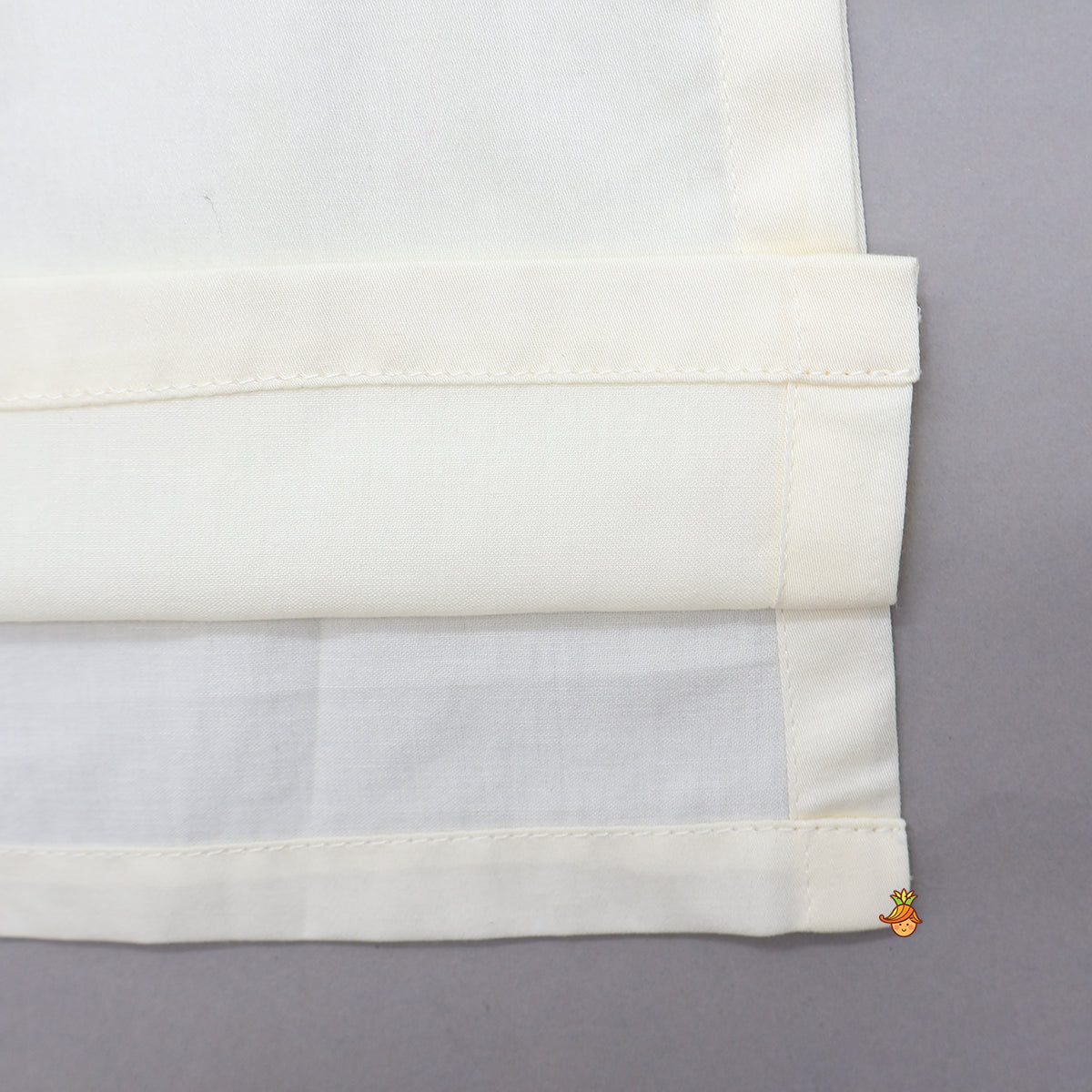 Ethnic Kurta With Brocade Front Open Jacket And Pyjama