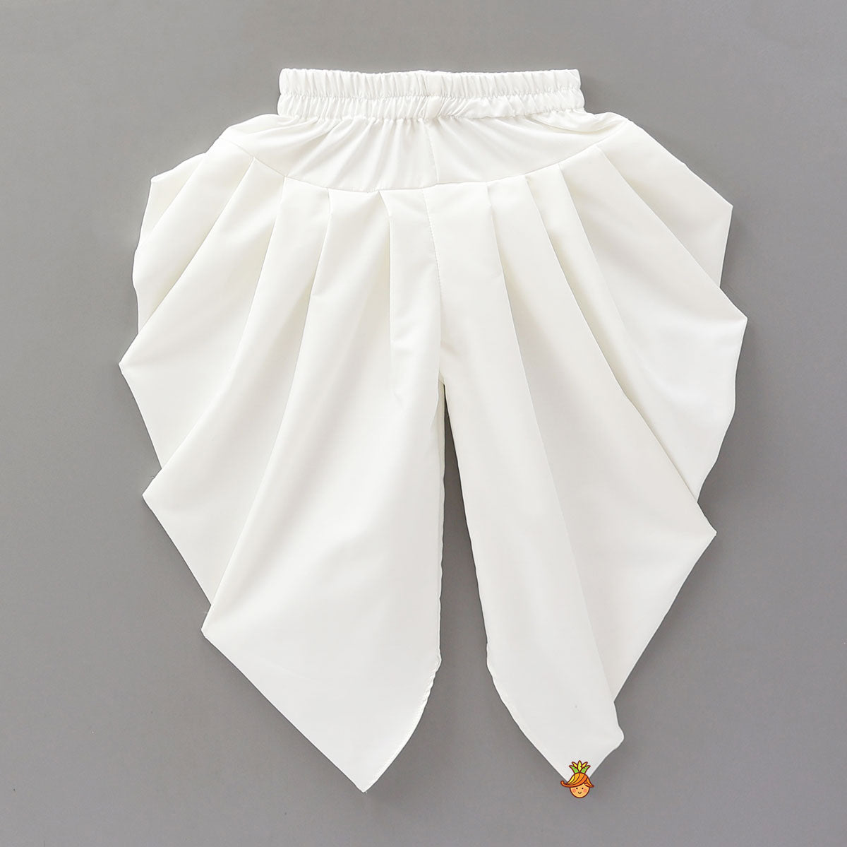 Bird Motif Detailed Shimmery Kurta And Dhoti