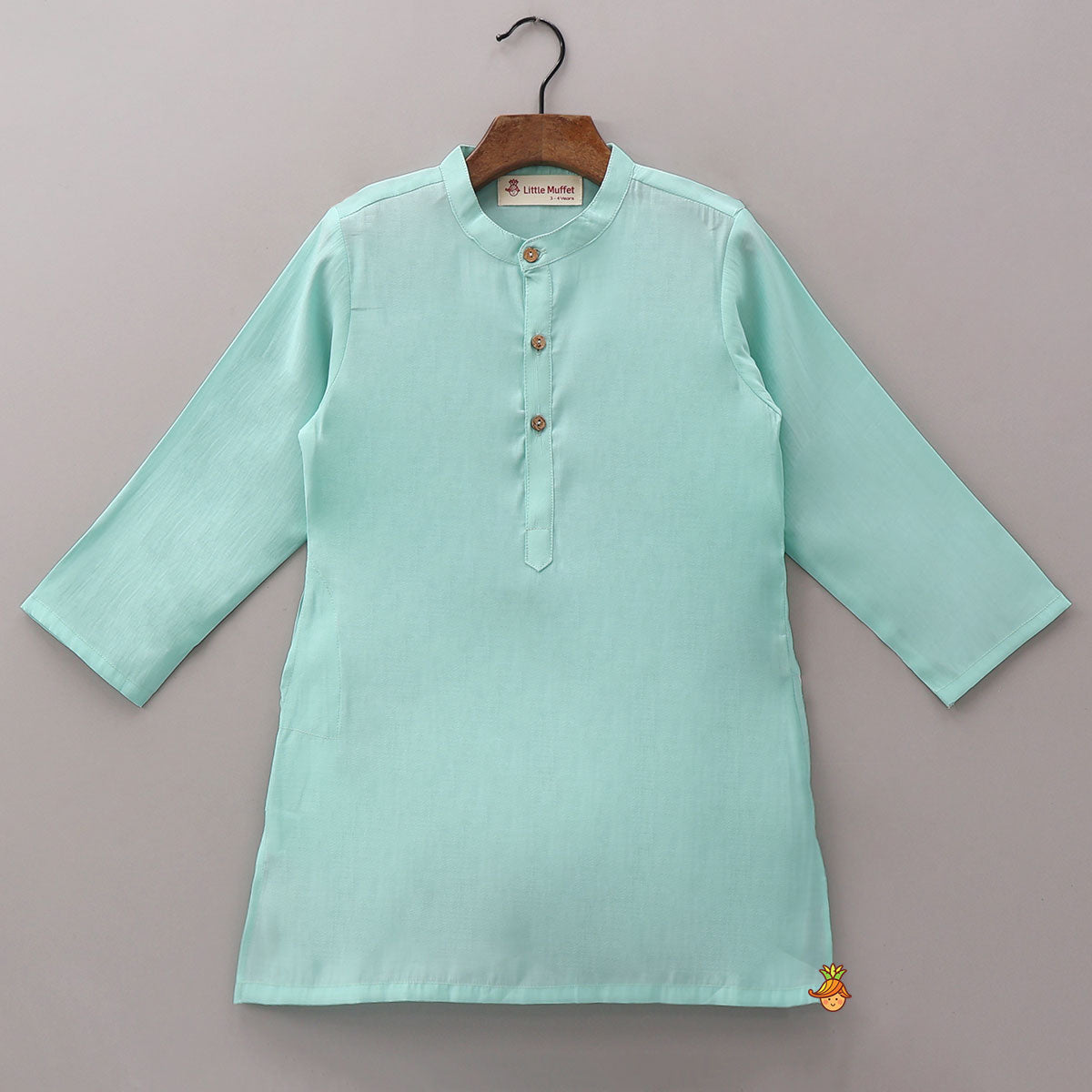 Ethnic Kurta With Embroidered Jacket And Pyjama