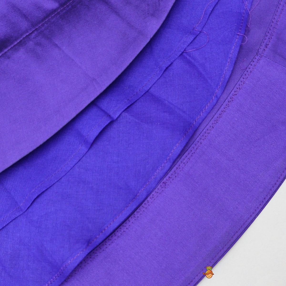 Charming Collar-Neck Front-Open Top And Lehenga