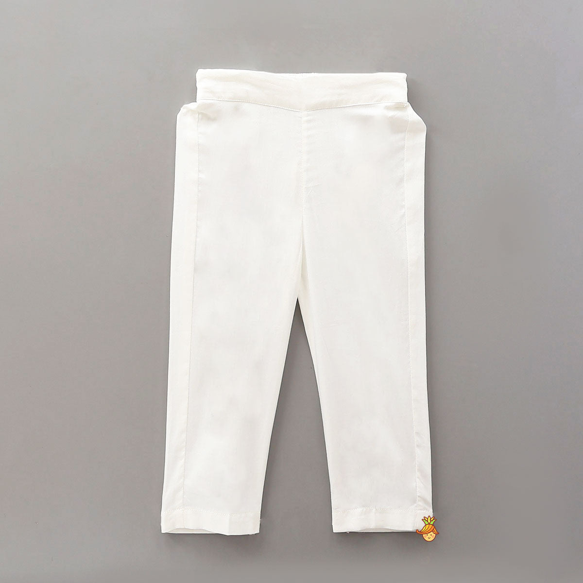 Curved Hem Kurta With Embroidered Jacket And Pyjama