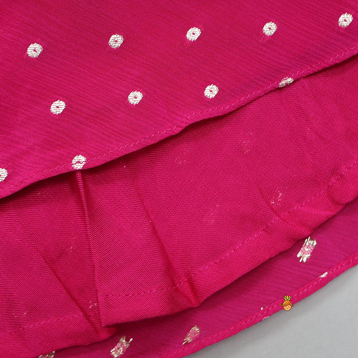 Sleeveless Top With Embroidered Jacket And Booti Work Lehenga