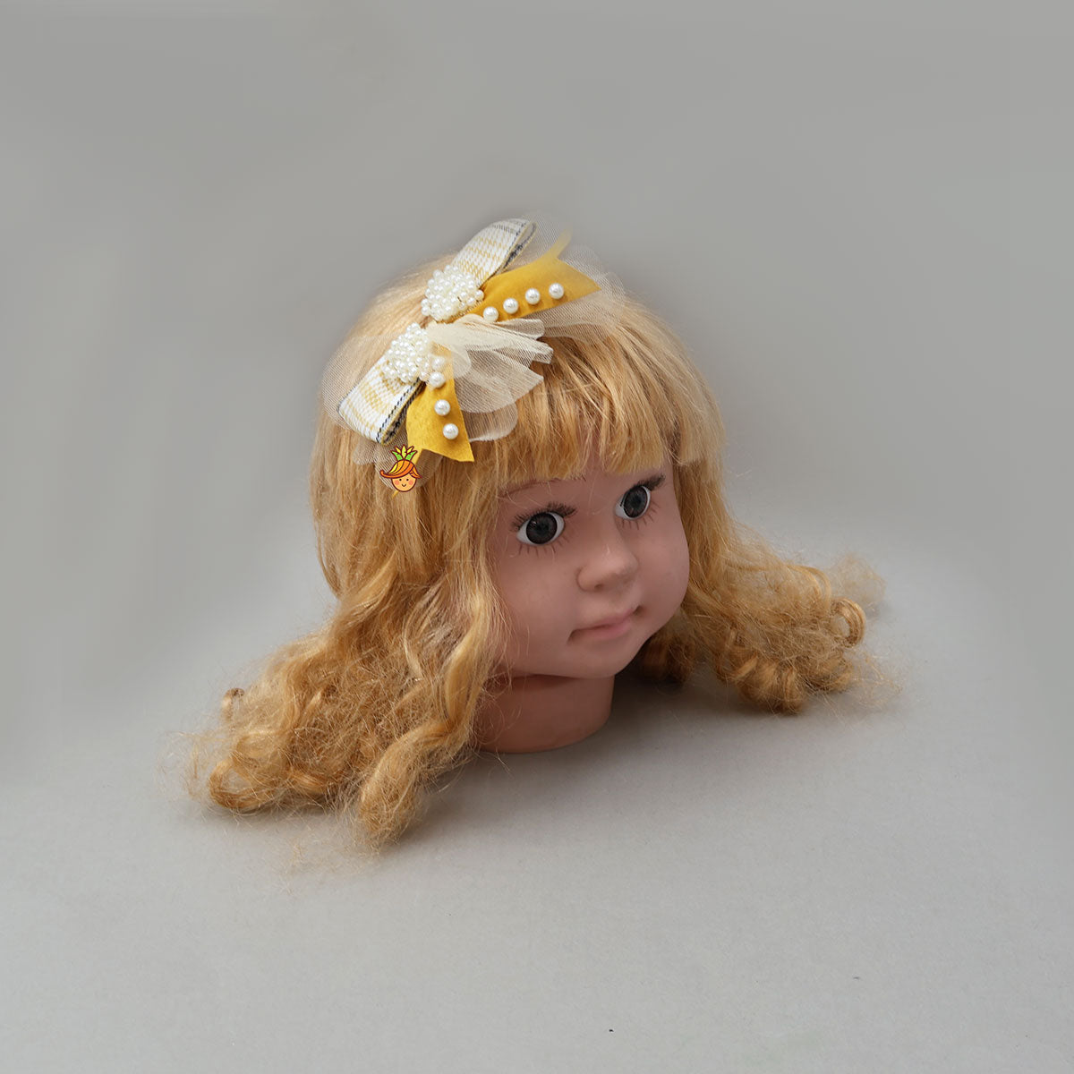 Charming Dual Tone Bow Hair Clip