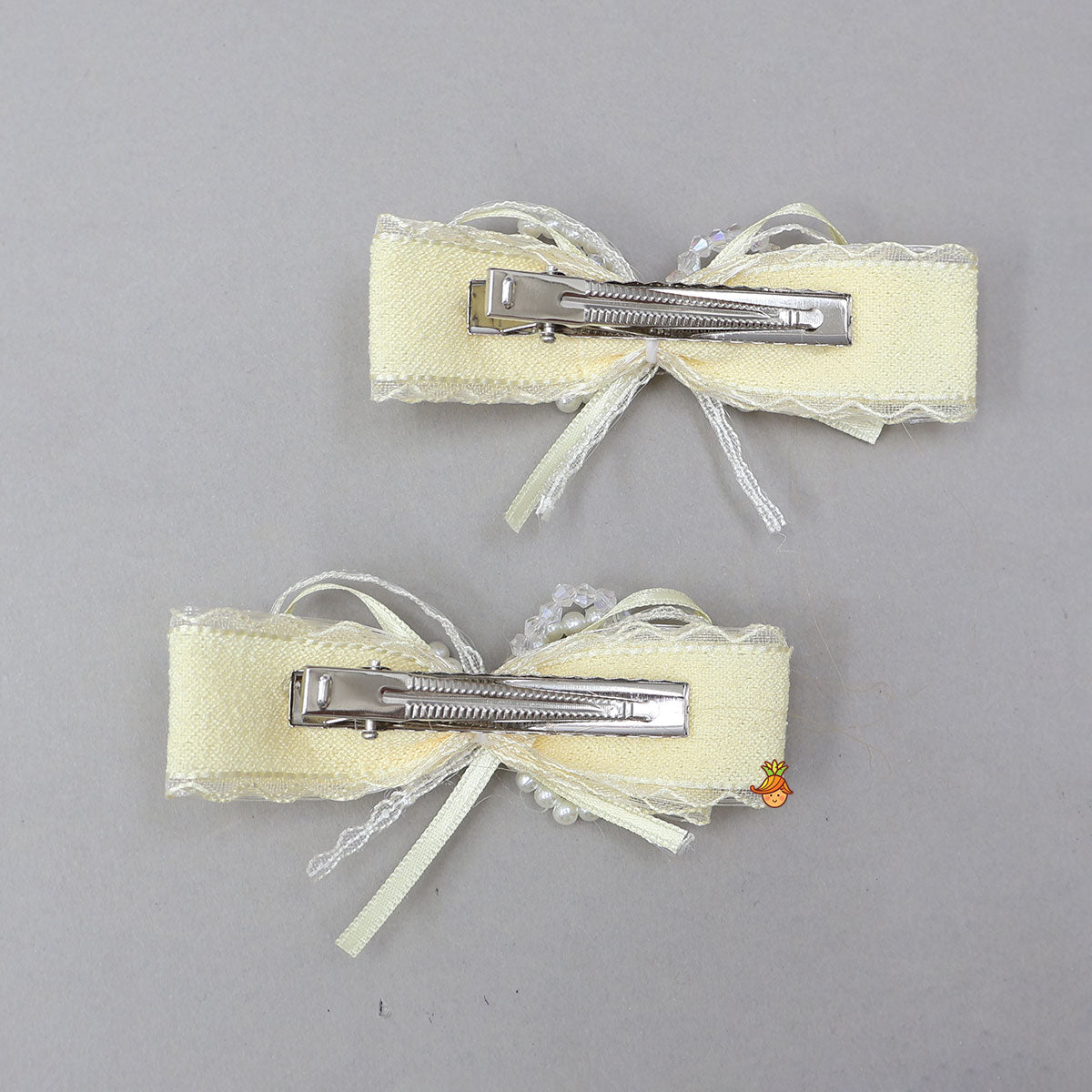 Handcrafted Ribbon Hair Clip - Set Of 2