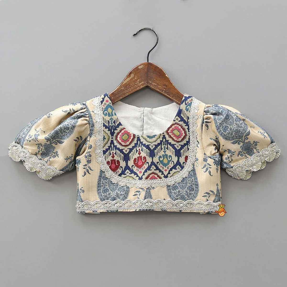 Elegant Round Neck Sheen Top And Lehenga With Sequins Work Net Dupatta