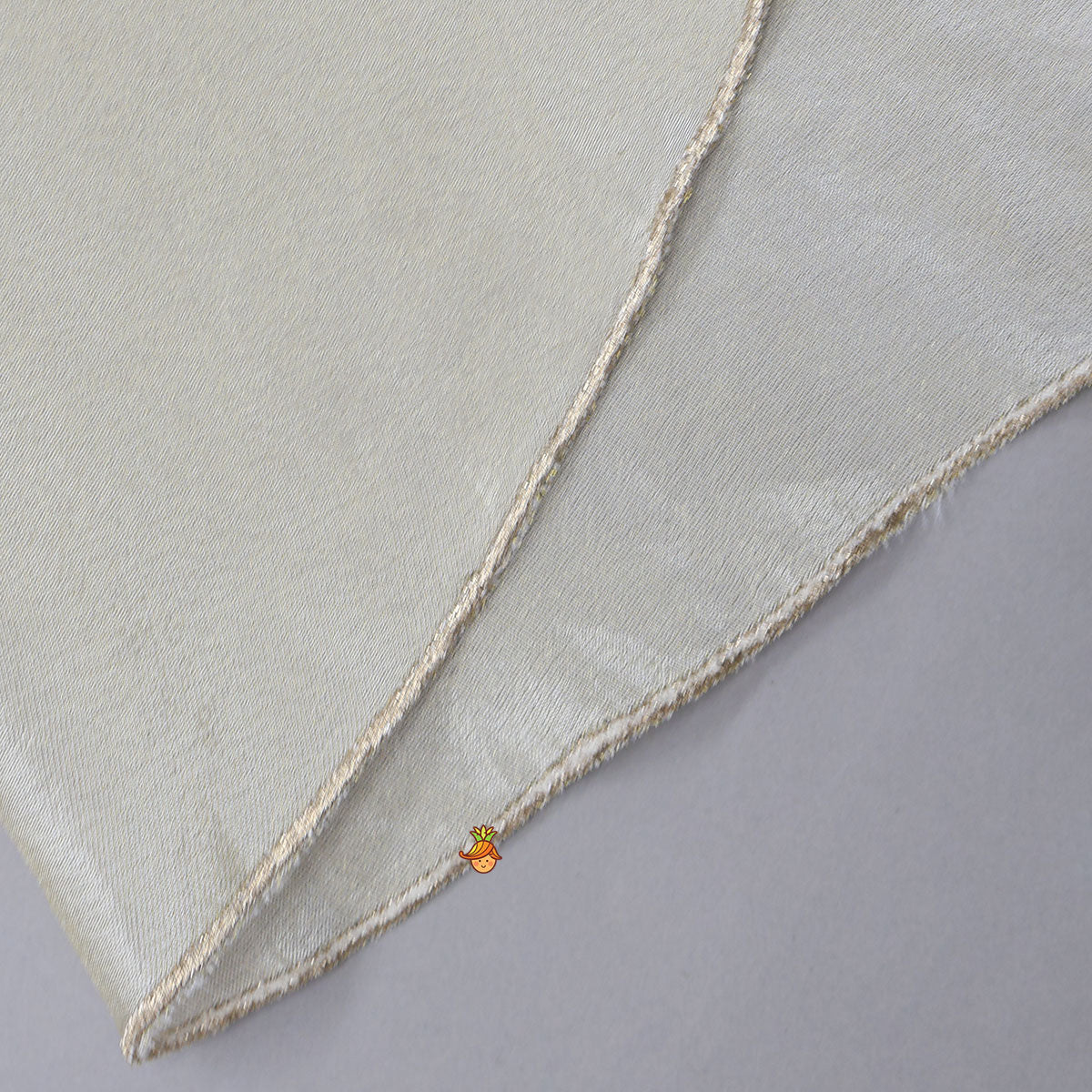 Dress With Applique Work Shimmery Cape