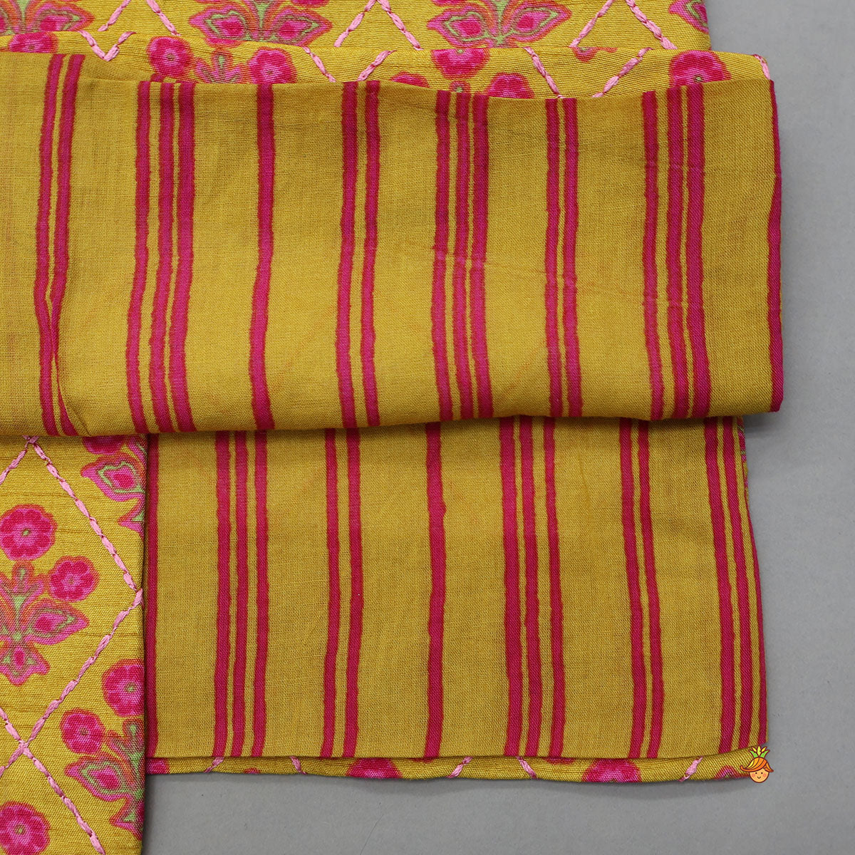 Pocket Detail Printed Sherwani With Pyjama