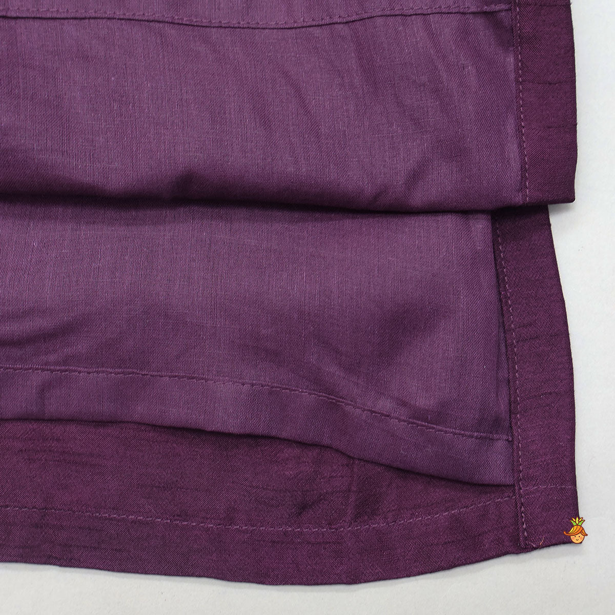 Sequin-Embroidered Flap Ethnic Kurta With Churidar