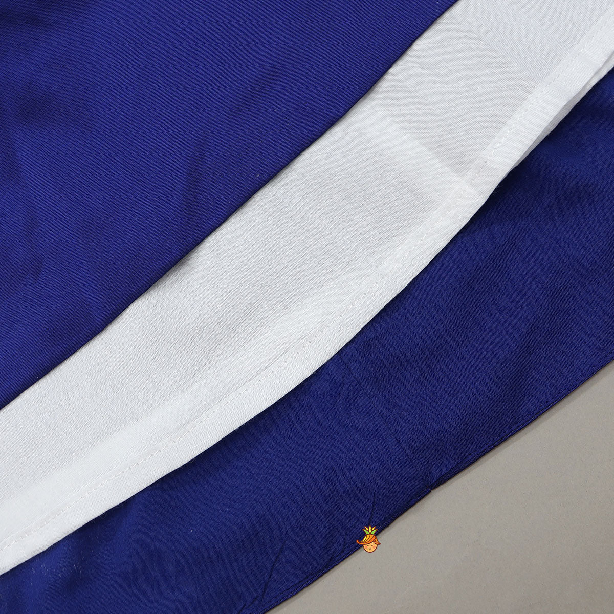 Brocade-Embellished Strappy Sheen Kurti