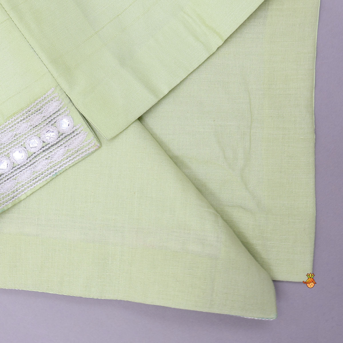 Ethnic Kurta With Beautiful Hand-Embroidered Jacket And Pyjama