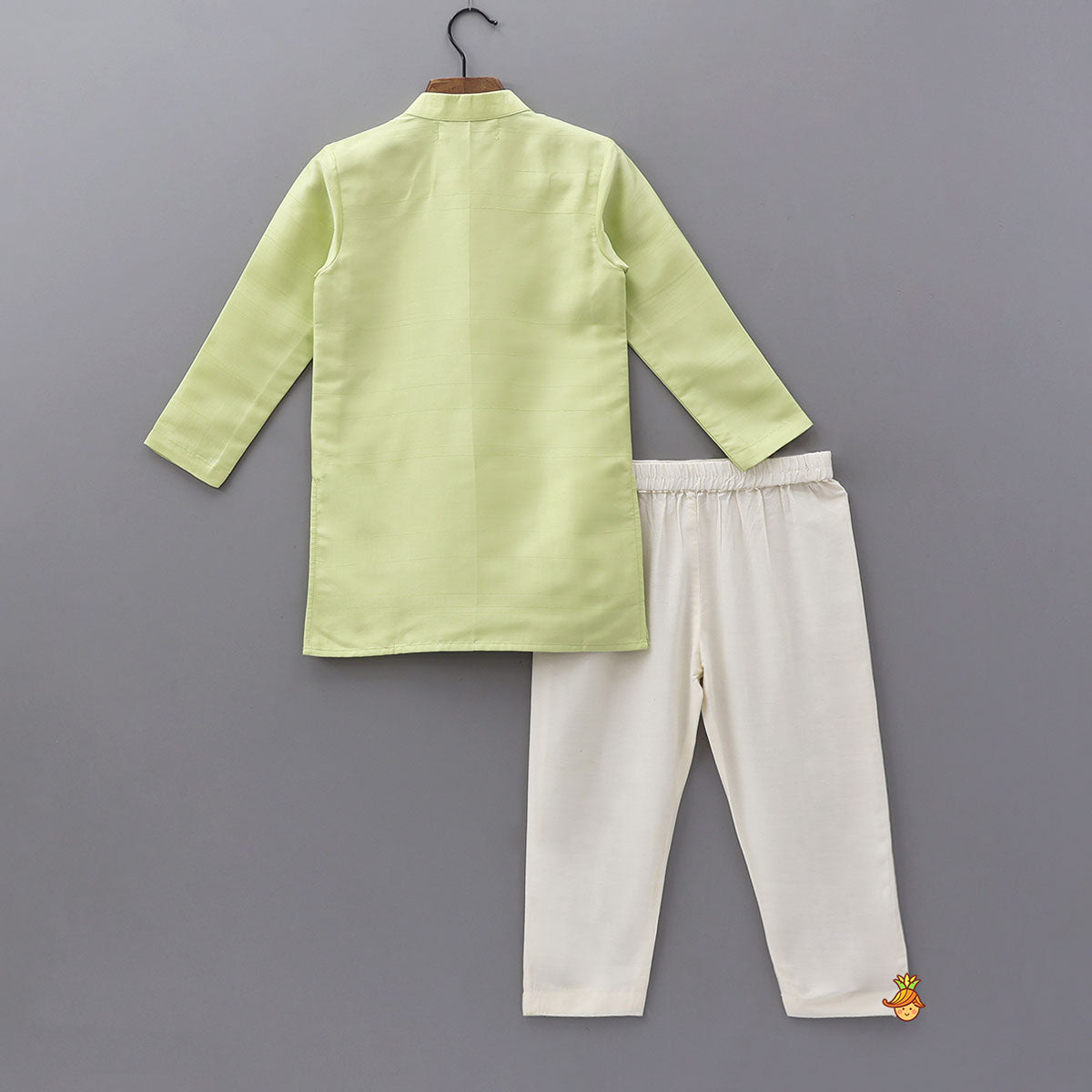 Beautiful Hand-Embroidered Kurta And Pyjama