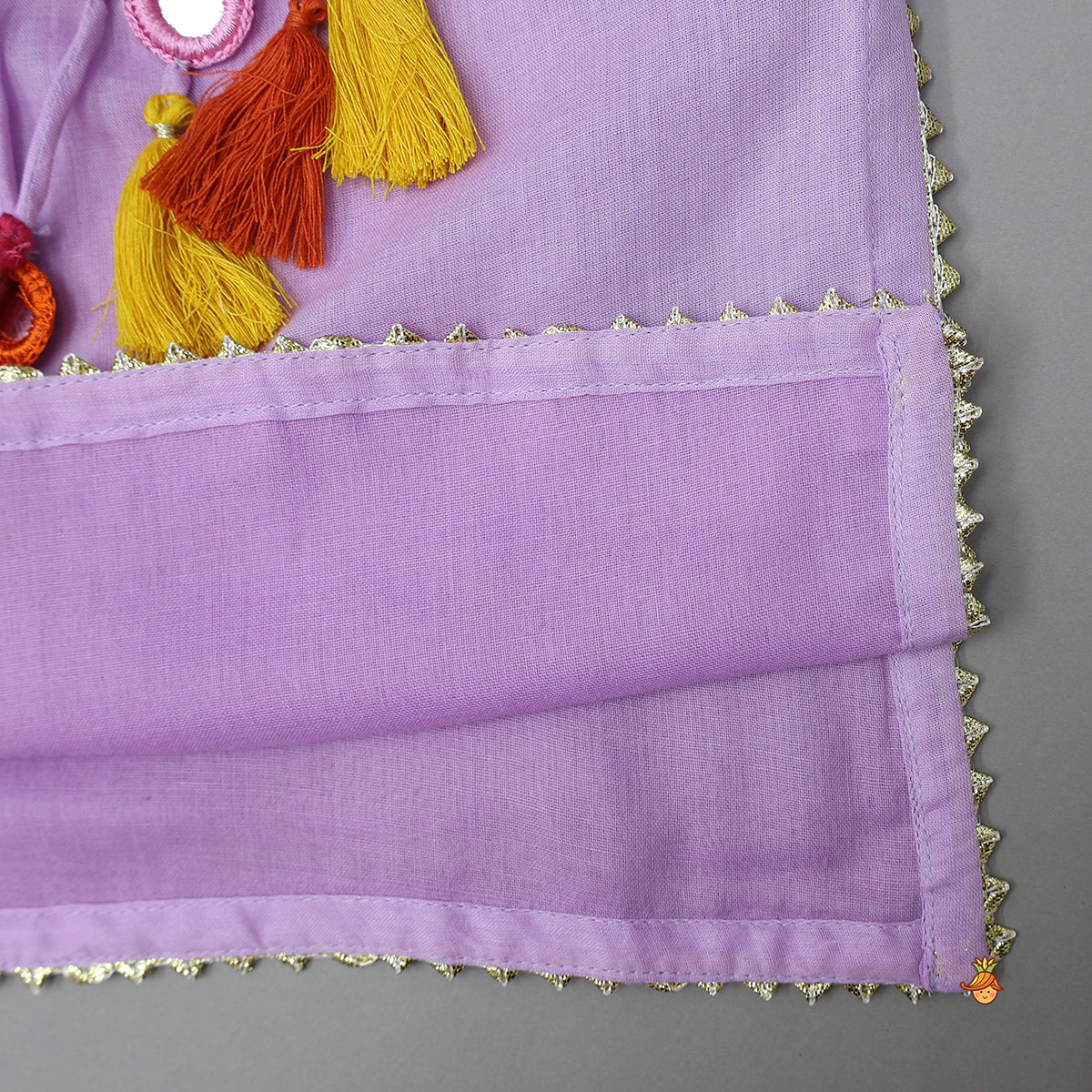 Mirror Work Embellished Kurti With Sharara And Dupatta