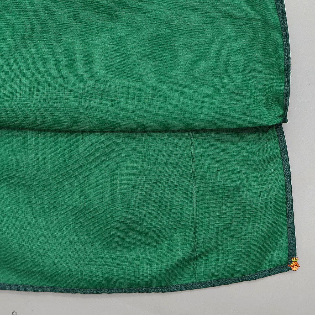 3D Flower Embroidered Jacket-Style Kurta And Pyjama