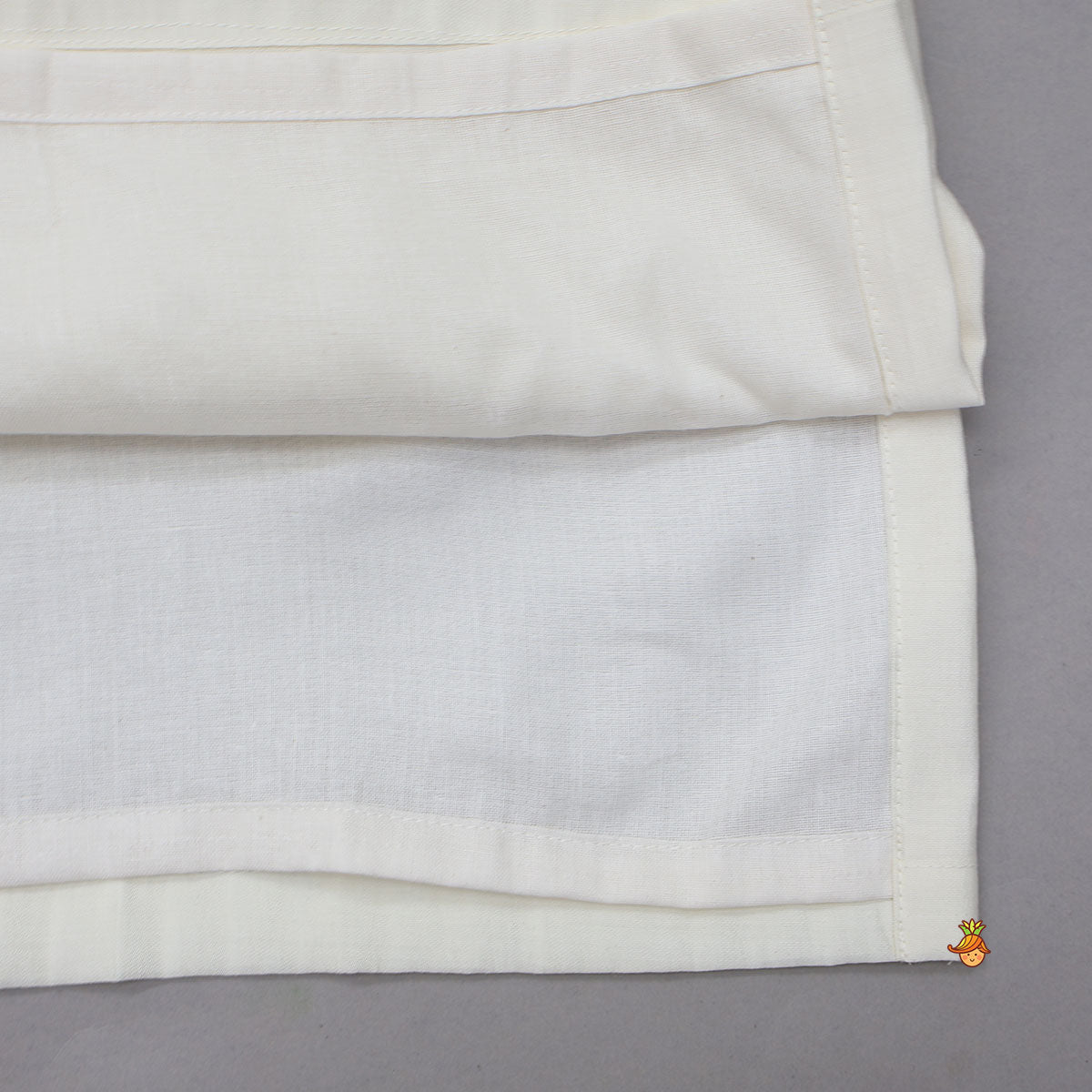 Beautiful Applique Work Kurta With Contrasting Pyjama