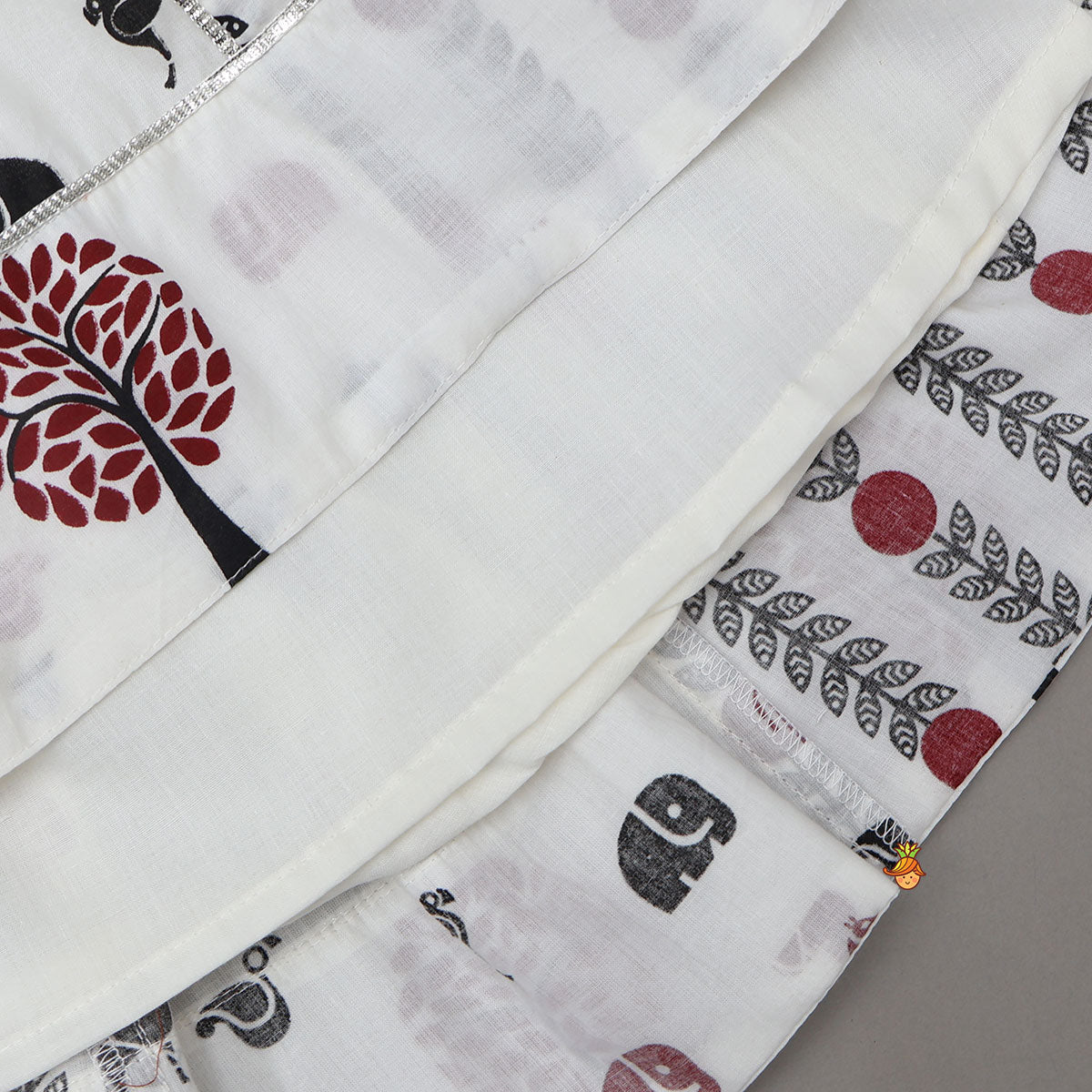 Back Knot Detail Top And Lehenga