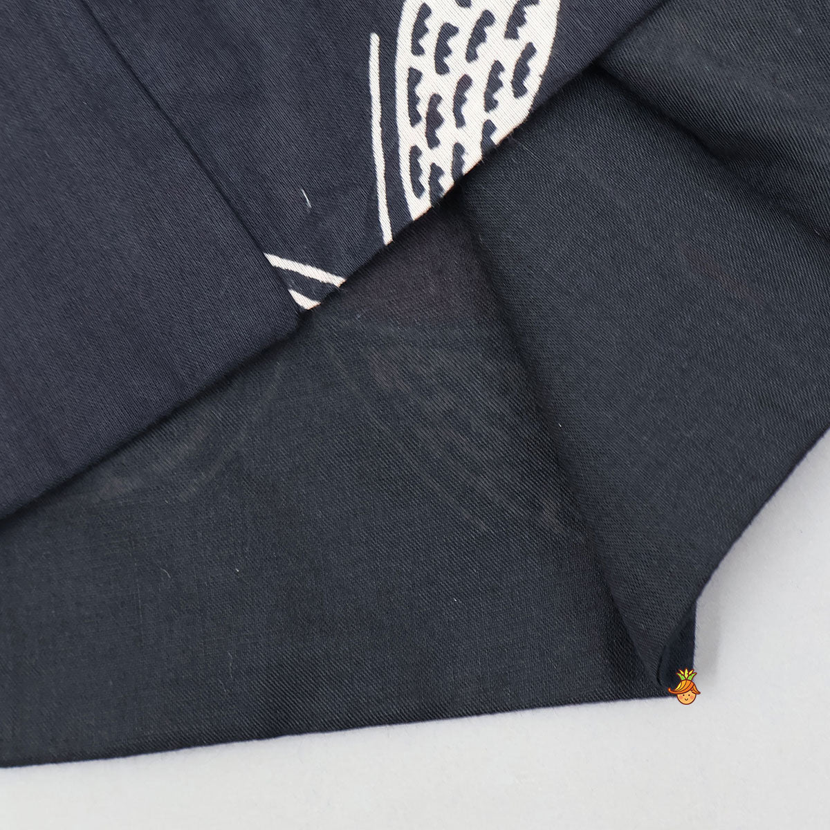 Vertical Striped Kurta With Printed Jacket And Pyjama