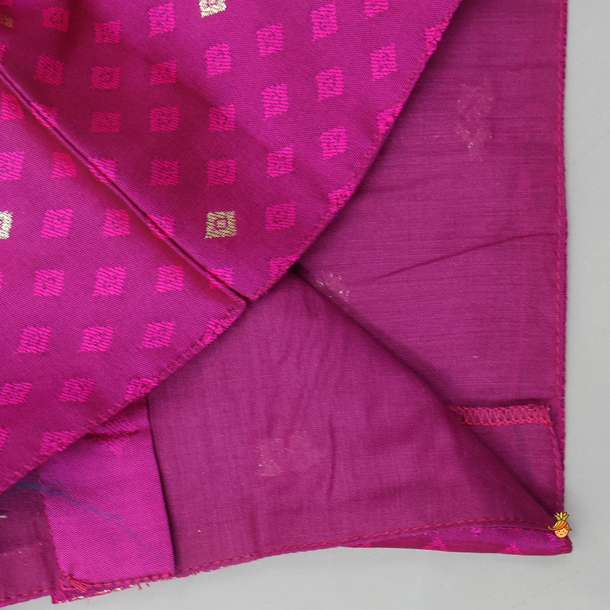 Puff Sleeves Top With Brocade Lehenga