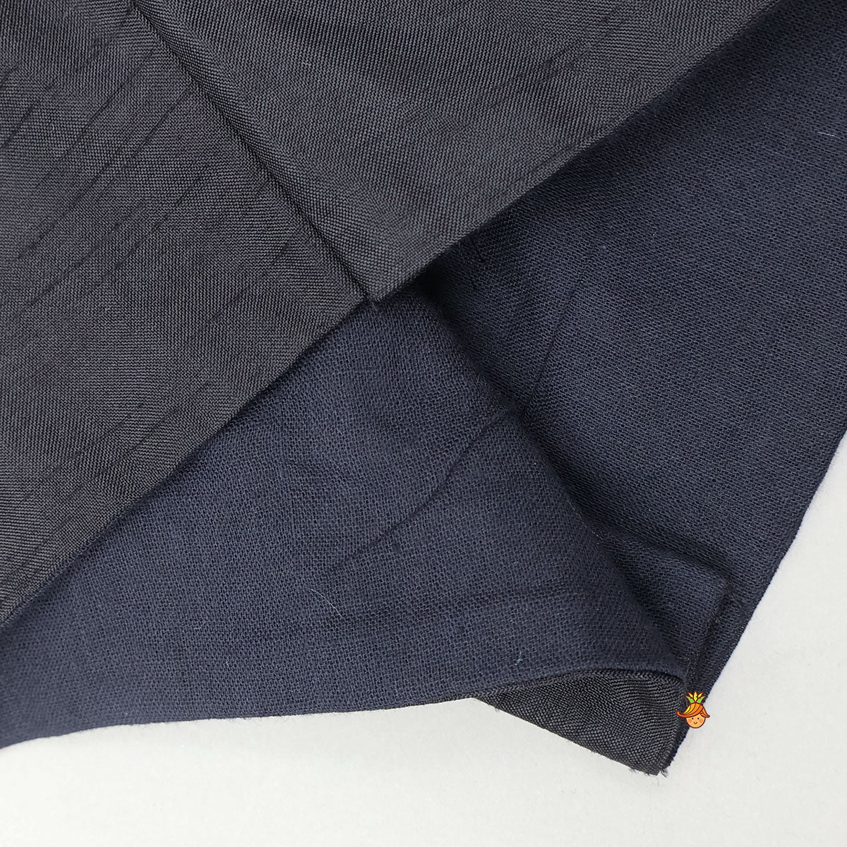 Yoke Embroidered Kaftan-Style Kurti With Inner Top And Matching Pant