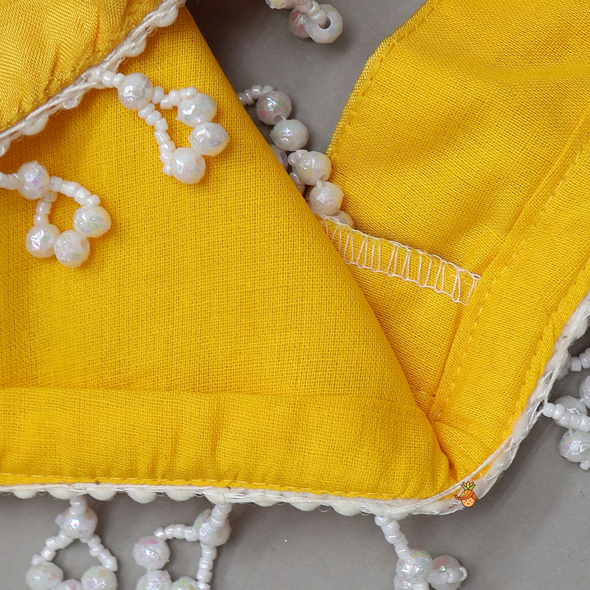 Floral Applique Work Top And Lehenga