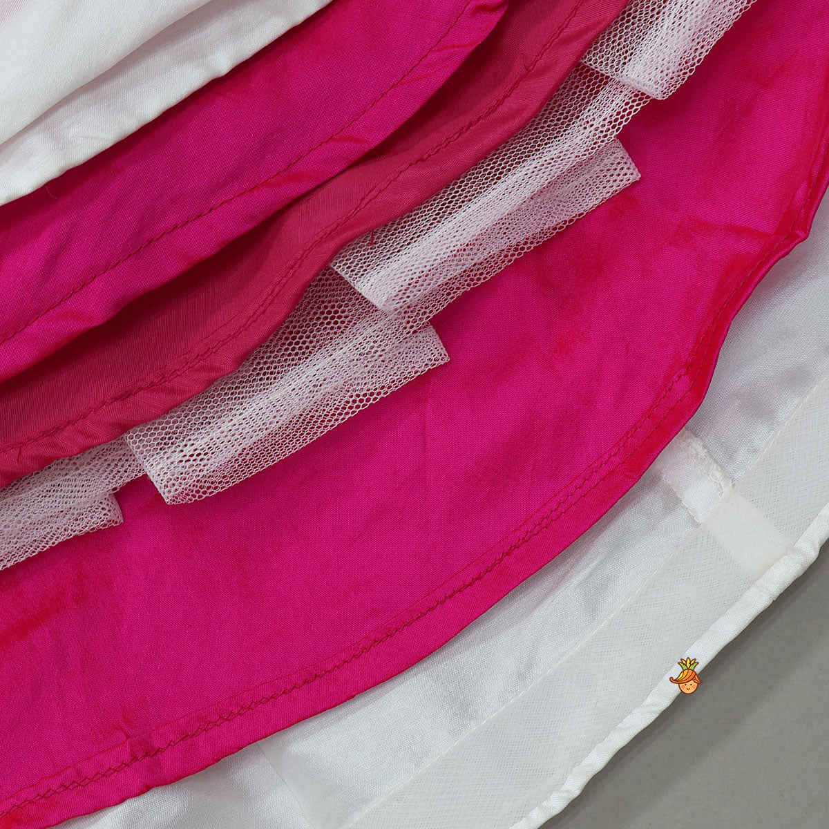 Stunning Embroidered Top With Stylish Lehenga And Dupatta