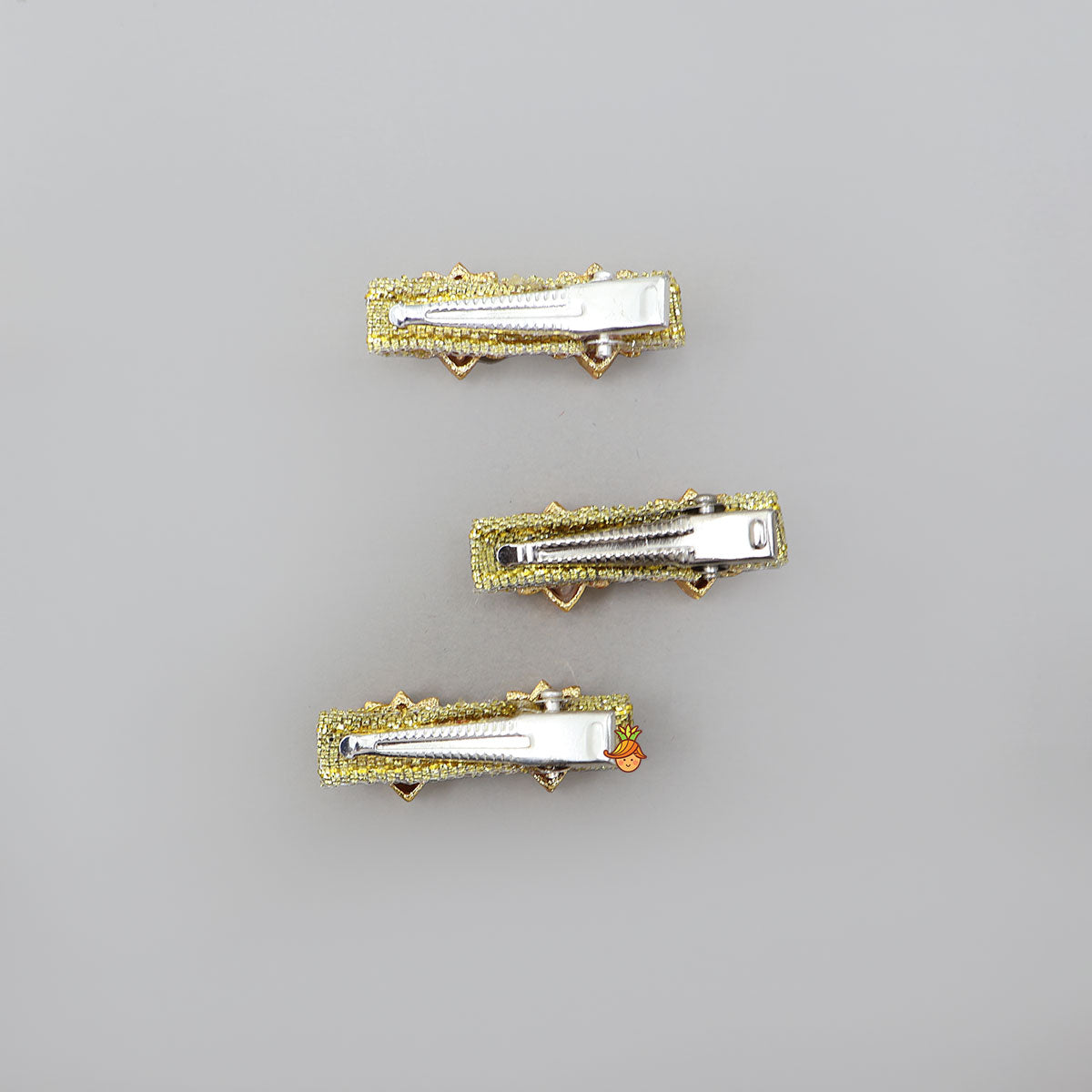 Charming Lotus Hair Clips - Set Of 3