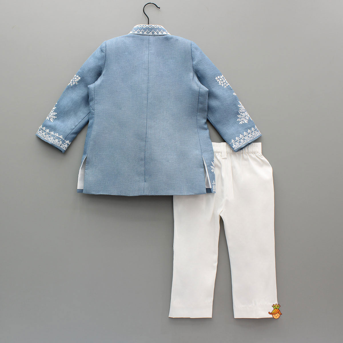 Bird Embroidered Sherwani And Pant