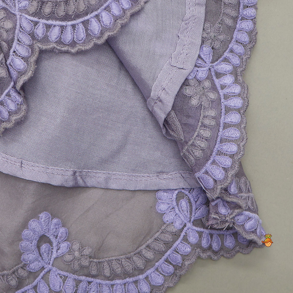 Scalloped Designed Top And Palazzo