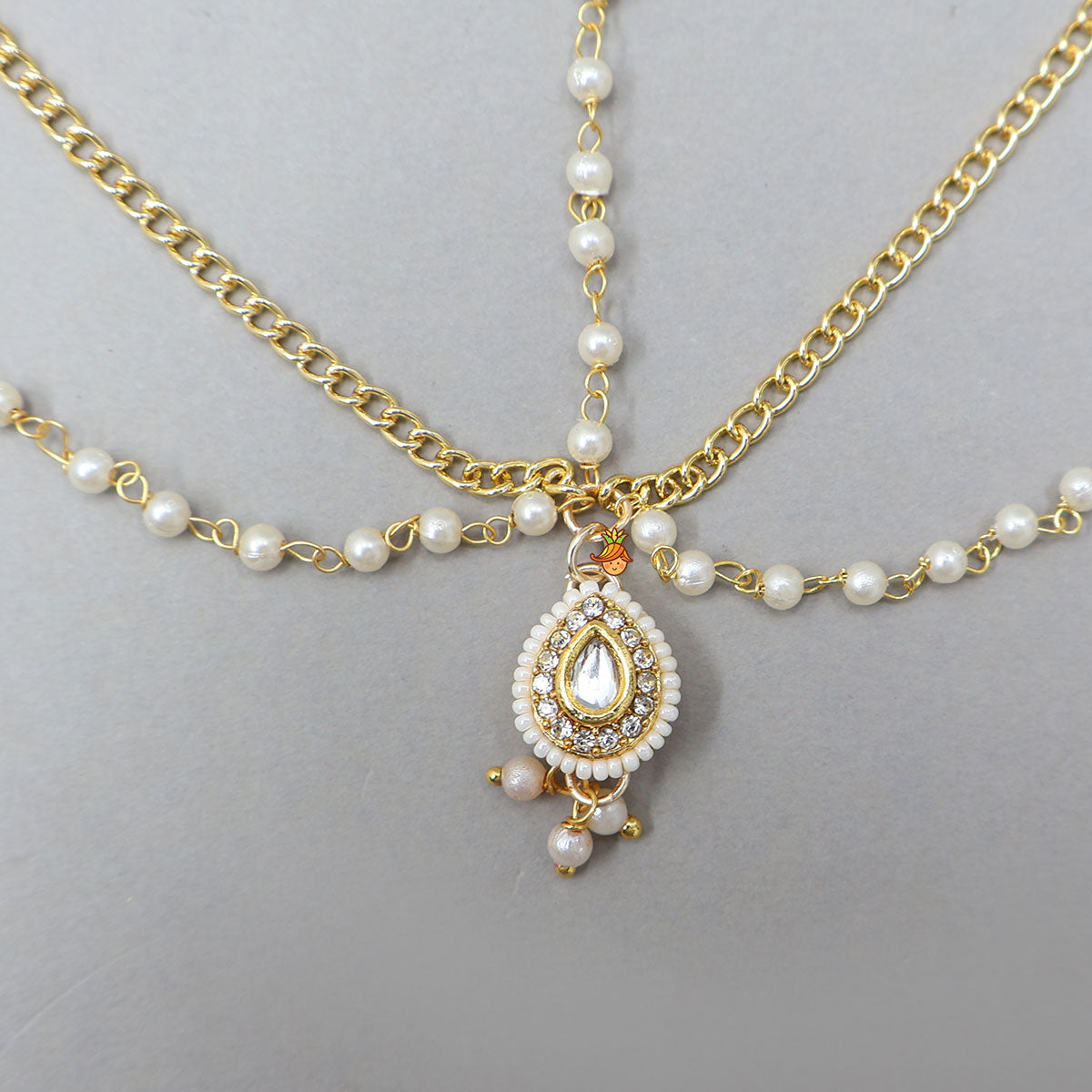 Elegant Layered Chain Maang Tikka