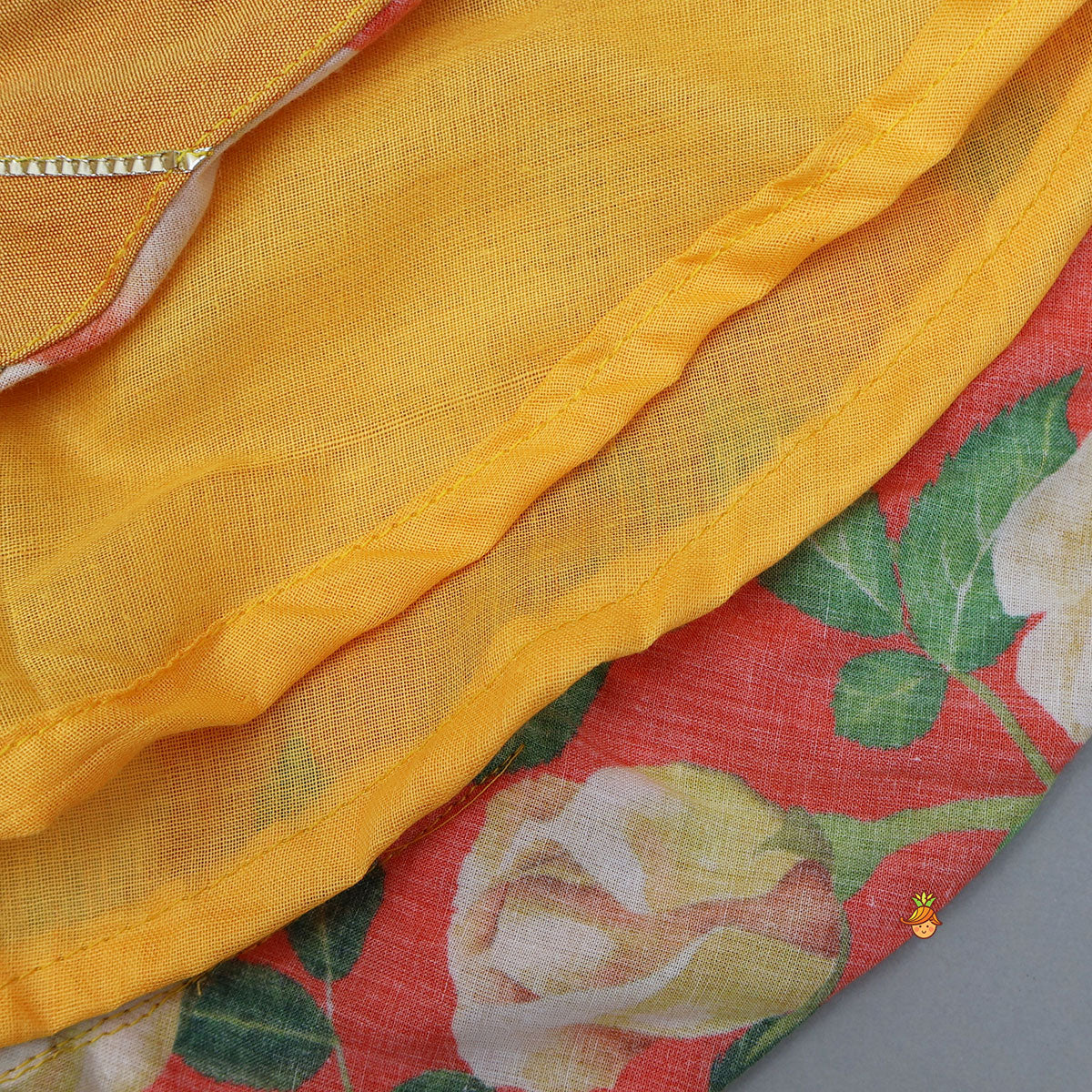 Beautifully Printed Strappy Kurti With Flared Palazzo And Matching Dupatta