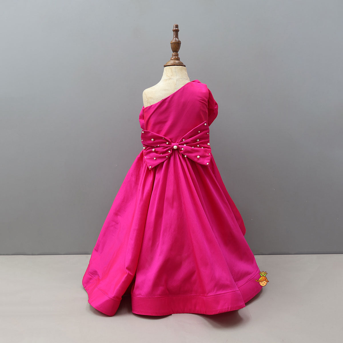 One-Shoulder High-Low Gown