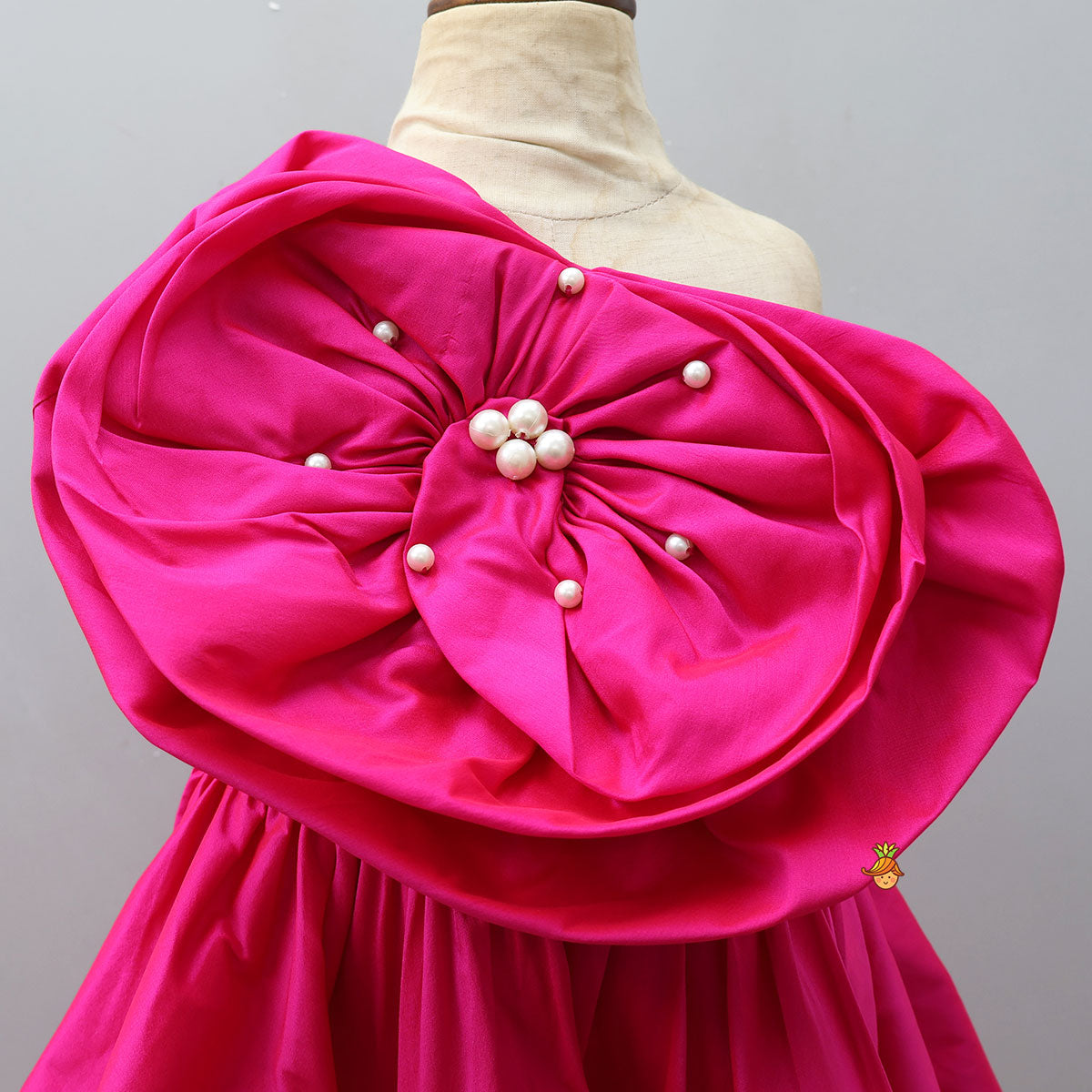 One-Shoulder High-Low Gown